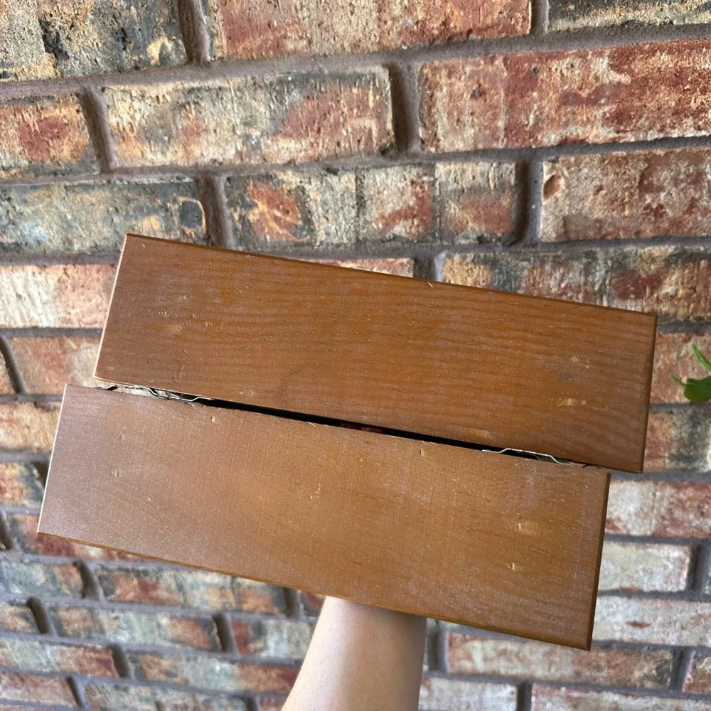 Vintage Wood Floating Heart Cutout Wall Shelves Set of 2 Brown Farmhouse Decor